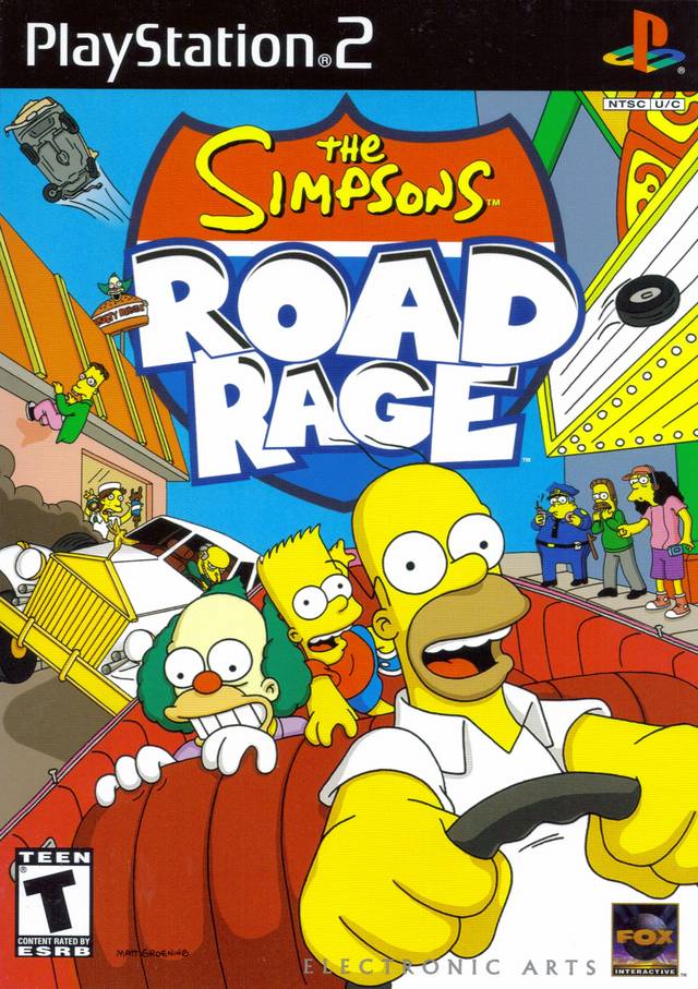 simpsons ps2 games